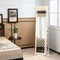 Freestanding Jewelry Cabinet with Makeup Shelf and Lighted Mirror